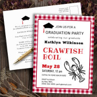 Invitation de la fête de la fête de l'écrevisse ro