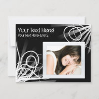 Invitation de la Fête de la photo Black and White 