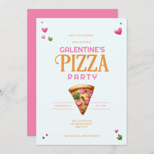 Invitation de la fête de la Pizza de la Saint-Gale