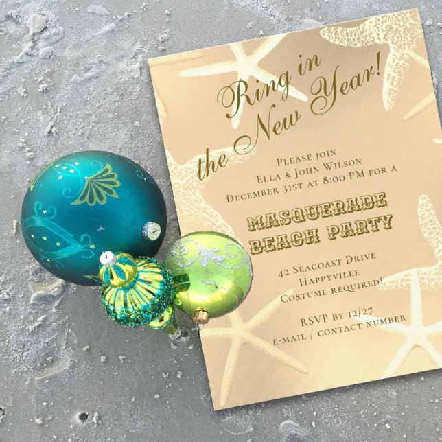 Invitation de la fête de la plage de Eve Beach de  (Créateur téléchargé)