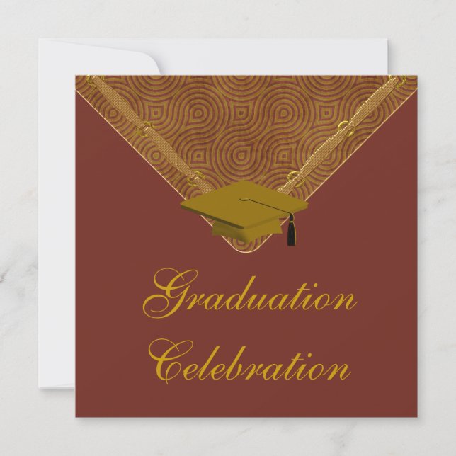 Invitation de la fête de la remise des diplômes (Devant)