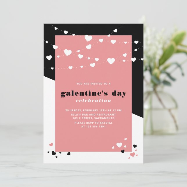 Invitation de la fête de la Saint-Galentin (Debout devant)