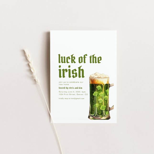 Invitation de la Fête de la Saint-Patrick (Créateur téléchargé)