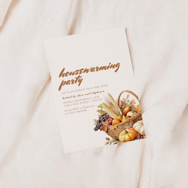 Invitation de la fête de l'automne moderne (Créateur téléchargé)