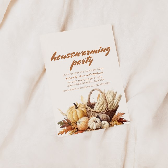 Invitation de la fête de l'automne moderne (Créateur téléchargé)