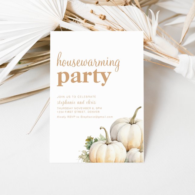Invitation de la fête de l'automne simple (Créateur téléchargé)