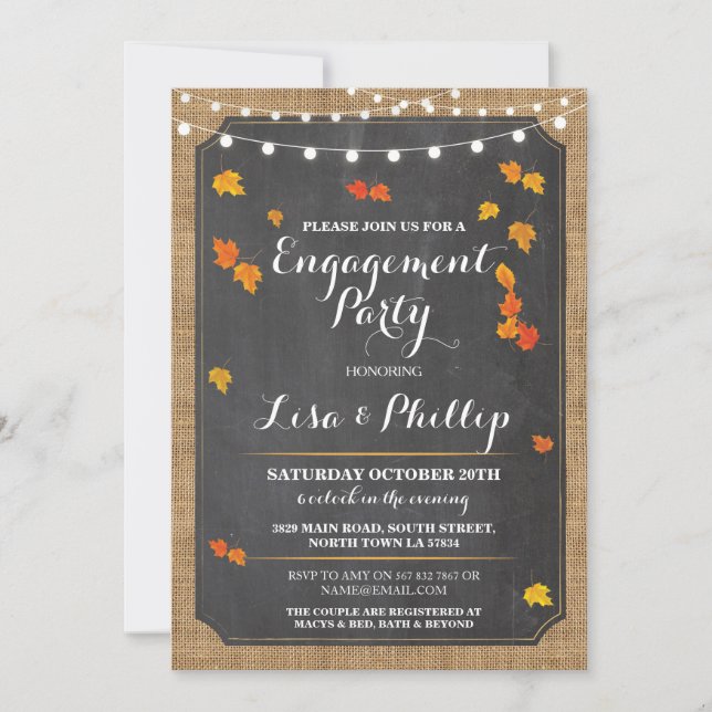Invitation de la fête de l'engagement contre la pl (Devant)