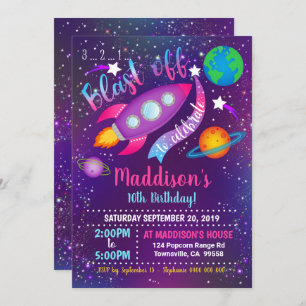 Invitation de la Fête de l'Espace
