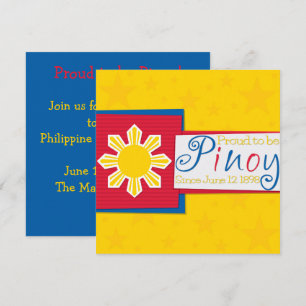 Invitation de la fête de l'indépendance des Philip