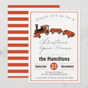 Invitation de la fête de Noël