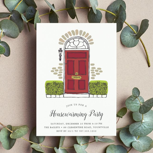 Invitation de la fête de réchauffement de la porte (Créateur téléchargé)