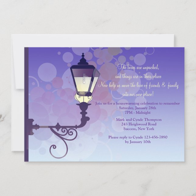 Invitation de la fête de réchauffement de la rue (Devant)
