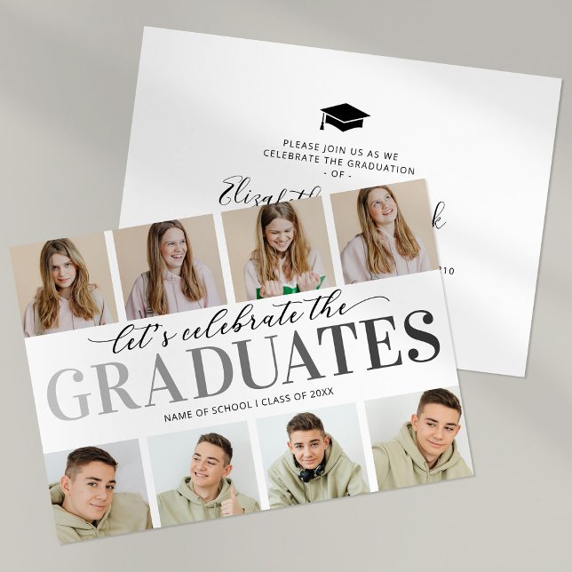 Invitation de la fête de remise des diplômes de de (Créateur téléchargé)