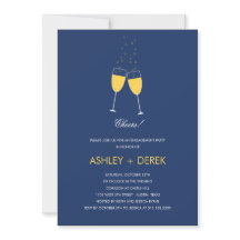 Invitation de la Fête d'Engagement pour le Toast d