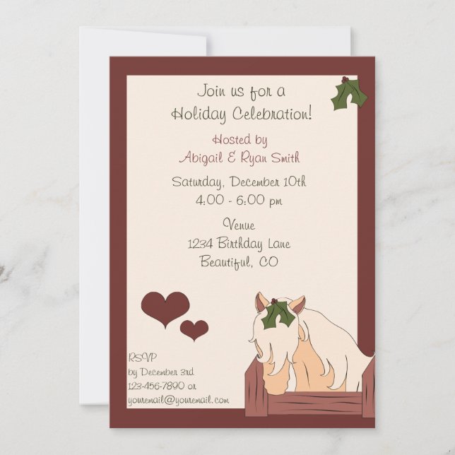 Invitation de la fête des Chevaux de Vacances (Devant)