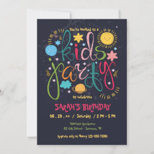Invitation de la fête des enfants