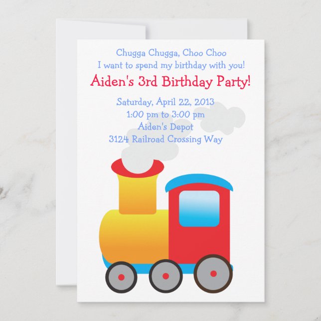 Invitation de la Fête des Enfants (Devant)