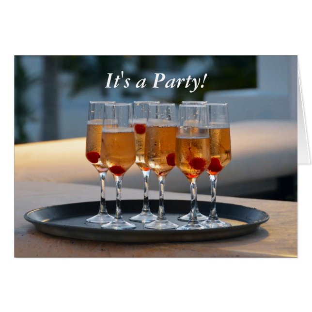 Invitation de la fête des Lunettes de Champagne (Devant horizontal)