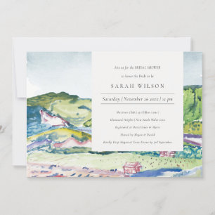 Invitation de la Fête des mariées Blush animée Mou