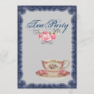 Invitation de la Fête des mariées de thé de pays v
