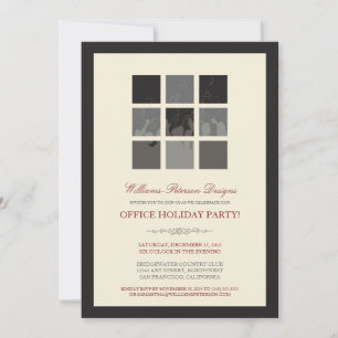 Invitation de la Fête des Vacances d'Office Modern