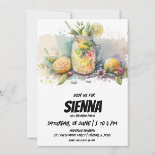 Invitation de la fête d'été de plage