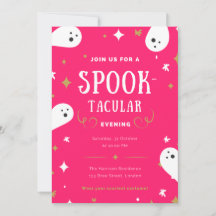 Invitation de la fête d'Halloween