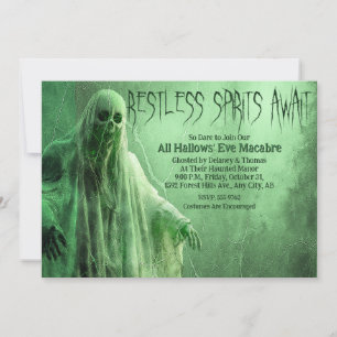 Invitation de la fête d'Halloween