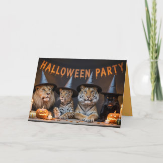 Invitation de la fête d'Halloween
