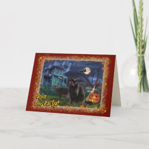 Invitation de la fête d'Halloween