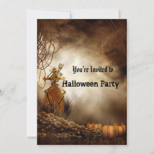 Invitation de la fête d'Halloween
