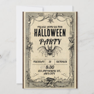 Invitation de la fête d'Halloween 2024 : Rejoignez