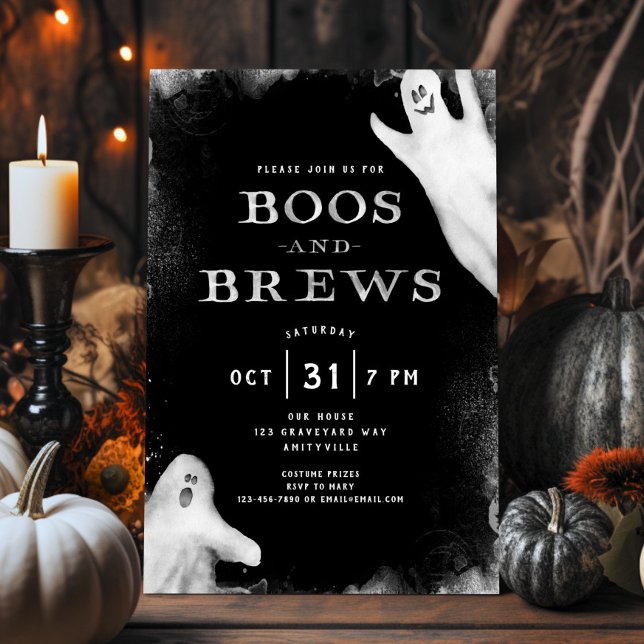 Invitation de la fête d'Halloween éffrayant (Créateur téléchargé)