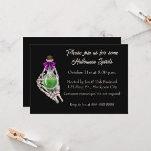 Invitation de la fête d'Halloween éffrayante