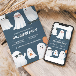 Invitation de la fête d'Halloween fantôme