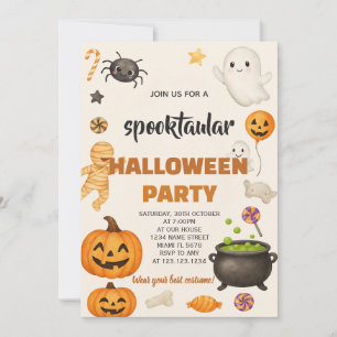 Invitation de la fête d'Halloween Zombie