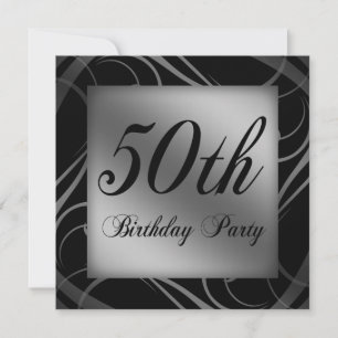 invitation de la fête du 50e anniversaire