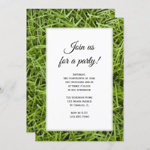 Invitation de la fête du Jardin de l'herbe verte