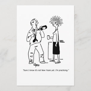 Invitation de la fête du Nouvel An