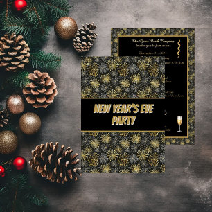 Invitation de la fête du Nouvel An