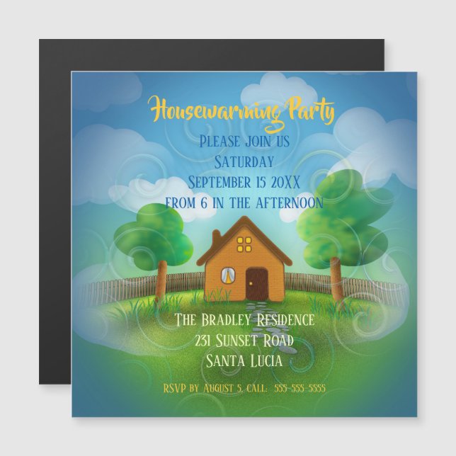 Invitation de la fête du réchauffement climatique (Devant / Derrière)