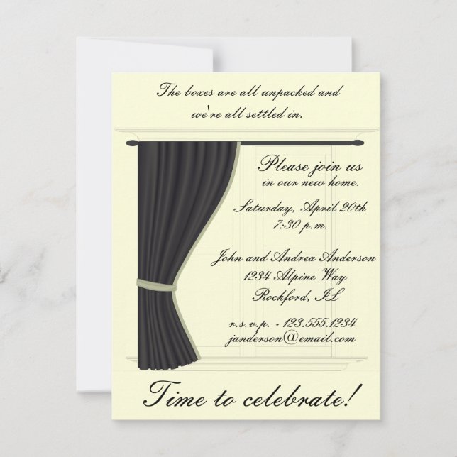 Invitation de la fête du réchauffement climatique (Devant)