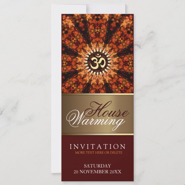 Invitation de la fête du réveil de la maison Aum S (Devant)