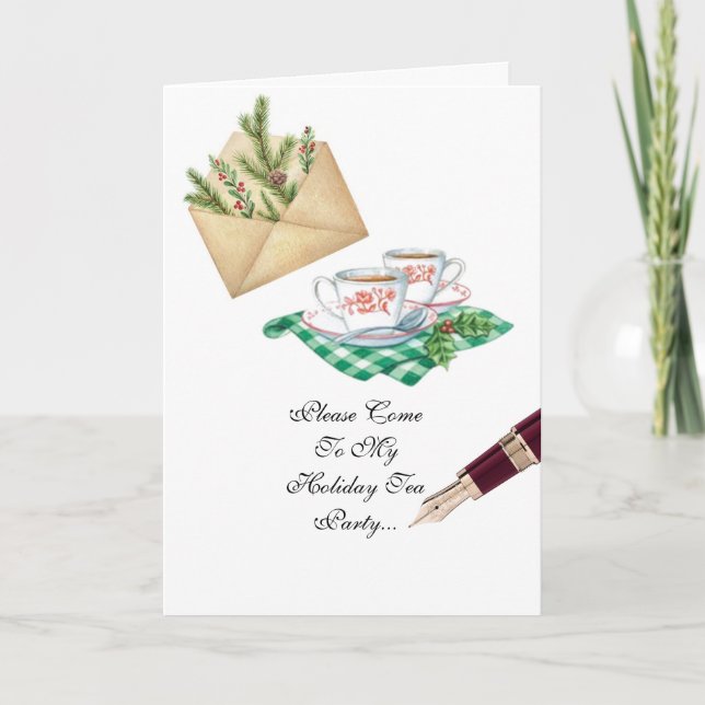 Invitation de la fête du thé (Devant)