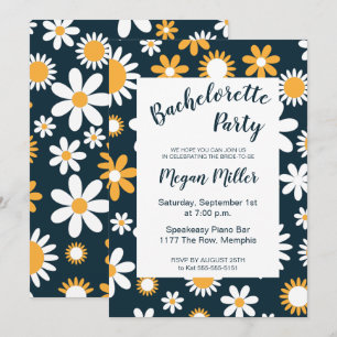 Invitation de la fête florale moderne