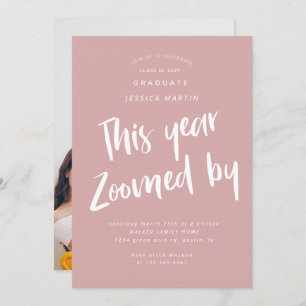 invitation de la fête photo de la remise de diplôm