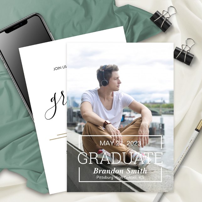 Invitation de la fête photographique du secondaire (Créateur téléchargé)