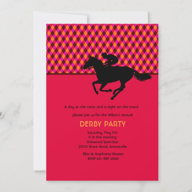 Invitation de la Fierté de Jockey (Devant)
