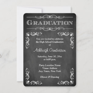 Invitation de la graduation du tableau de bord noi