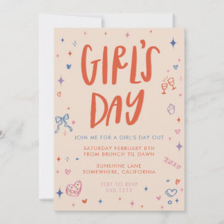 INVITATION DE LA JOURNÉE DE LA FILLE